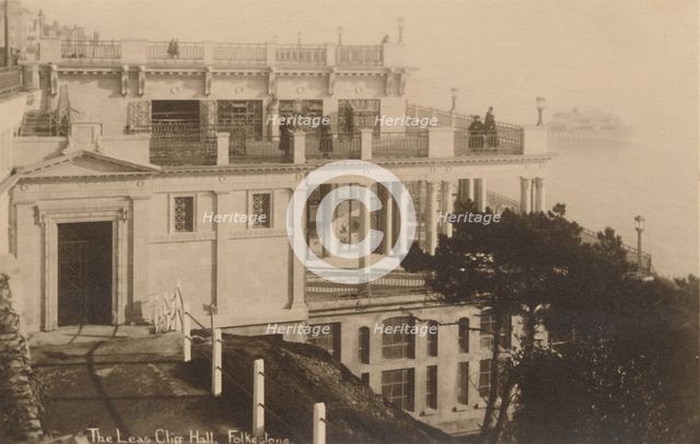 'The Leas Cliff Hall, Folkestone', late 19th-early 20th century. Artist: Unknown.