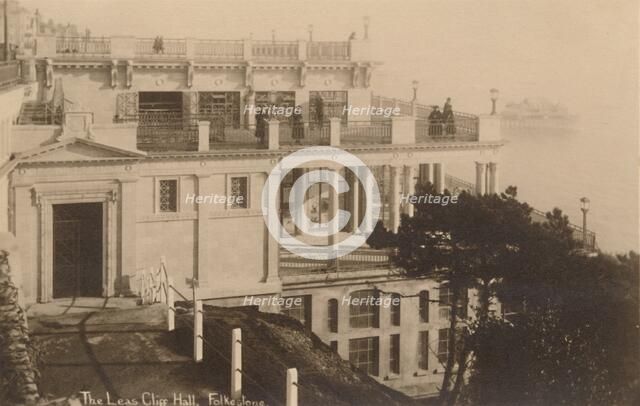'The Leas Cliff Hall, Folkestone', late 19th-early 20th century. Artist: Unknown.