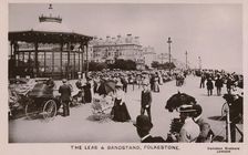The Leas & Bandstand, Folkestone late 19th-early 20th century