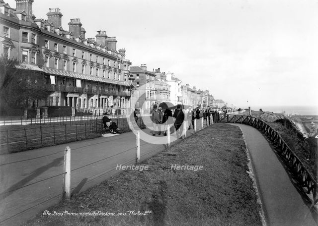 The Leas, Sandgate, Folkestone, Kent, 1890-1910. Artist: Unknown