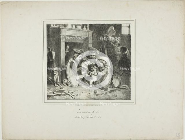The Least Strong is the Most Treacherous, 1828. Creator: Auguste Raffet.