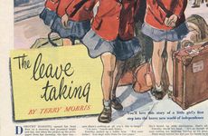 The Leave Taking, story by Terry Morris, 1949. Artist: Unknown