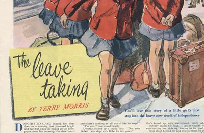 The Leave Taking, story by Terry Morris, 1949. Artist: Unknown