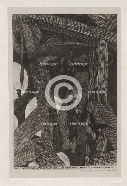 The Legend and Adventures of Ulenspiefel and Lamme Goedzak: The Hanged Man..., 1867. Creator: Félicien Rops (Belgian, 1833-1898).