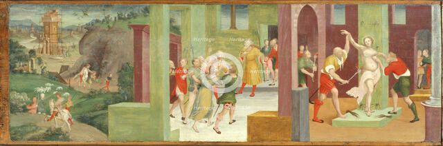 The Legend of Saint Barbara, Between 1524 and 1530. Creator: Giolfino, Niccolò (Nicola) (1476-1555).