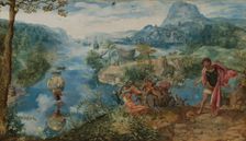 The Legend of Saint Christopher, 3rd quarter of the 16th century. Creator: Anon