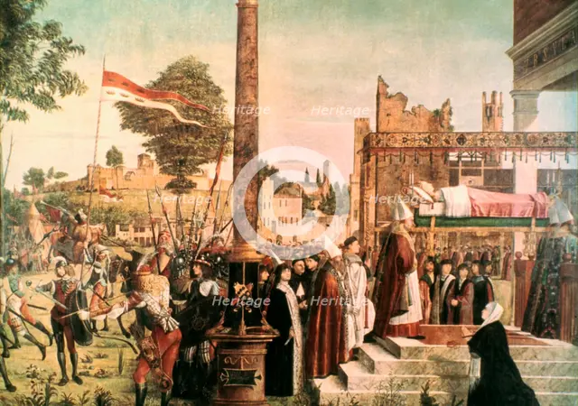 'The Legend of St. Ursula: Martyrdom and Funeral of St. Ursula', 1493. Artist: Vittore Carpaccio