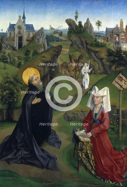 'The Legend of St Antony', c1450. Artist: Anon