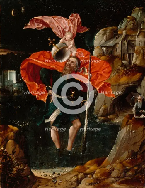 The Legend of St. Christopher, 16th century. Creator: Unknown.