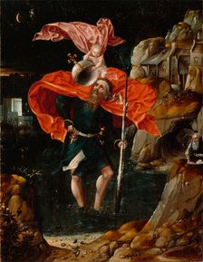 The Legend of St. Christopher, 16th century. Creator: Unknown