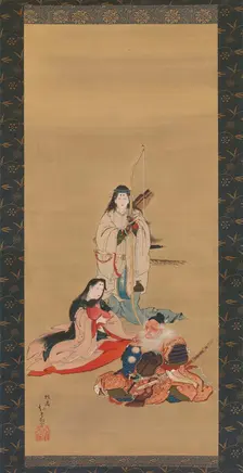 The Legendary Empress Jingu, mid-19th century. Creator: Kosai Hokushin