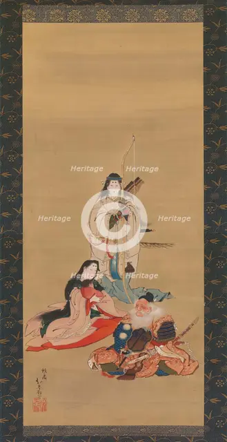 The Legendary Empress Jingu, mid-19th century. Creator: Kosai Hokushin.
