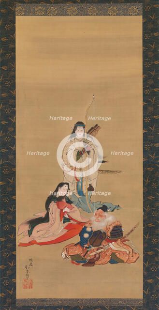 The Legendary Empress Jingu, mid-19th century. Creator: Kosai Hokushin.