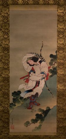 The Legendary Empress Jingu, dated 1847. Creator: Studio of Katsushika Hokusai
