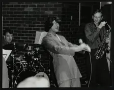 The Lee Gibson Quartet in concert at The Fairway, Welwyn Garden City, Hertfordshire, 1999. Creator: Denis Williams