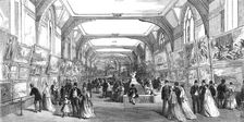 The Leeds Exhibition: the Gallery of British Living Painters in Oil, 1868. Creator: Mason Jackson