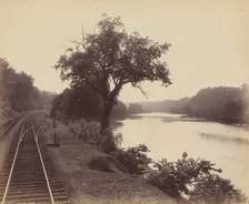 The Lehigh, At Turkey Run, c. 1895. Creator: William H Rau