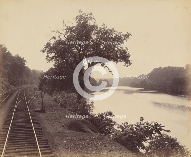 The Lehigh, At Turkey Run, c. 1895. Creator: William H Rau.