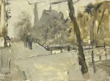 The Leidsegracht, Amsterdam, c.1880-c.1923. Creator: George Hendrik Breitner
