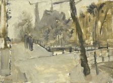 The Leidsegracht, Amsterdam, c.1880-c.1923. Creator: George Hendrik Breitner