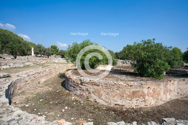 The Leonidaion, Olympia, Greece. Creator: Samuel Magal.