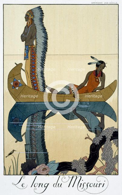 'The Length of the Missouri', 1922. Artist: Georges Barbier