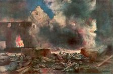 The Lessard farm, between Marizy and Neuilly Saint Front France, 18 July 1918, (1926).Artist: Francois Flameng