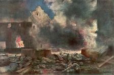 The Lessard farm, between Marizy and Neuilly Saint Front France, 18 July 1918, (1926).Artist: Francois Flameng