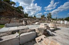 The Lesser Propylaea, Eleusis, Greece. Creator: Samuel Magal
