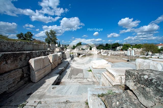 The Lesser Propylaea, Eleusis, Greece. Creator: Samuel Magal.