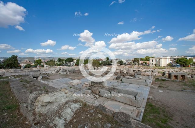 The Lesser Propylaea, Eleusis, Greece. Creator: Samuel Magal.