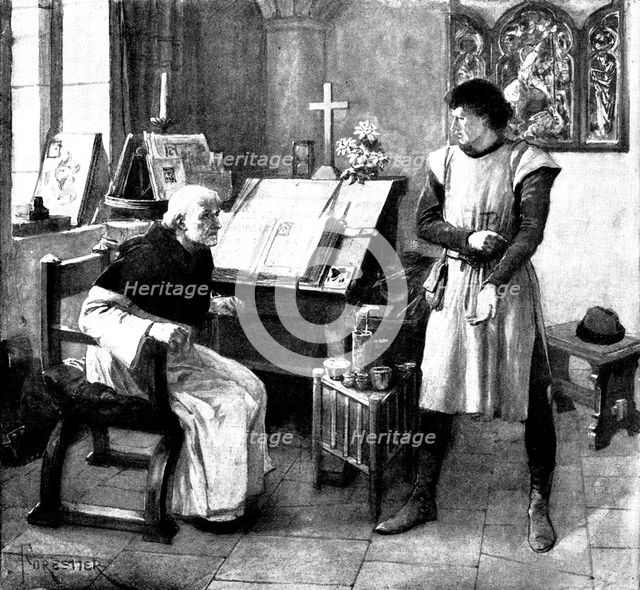 The Lepers' Window: "He knows it not himself, yet...I saw the mark itself within his arm", 1898. Creator: Unknown.