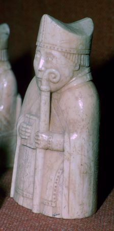 The Lewis Chessmen, (Norwegian?), c1150-c1200
