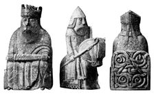 The Lewis Chessmen, (Norwegian?), c1150-c1200, (c1920)