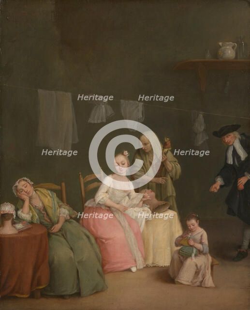 The Letter, 1746. Creator: Pietro Longhi.