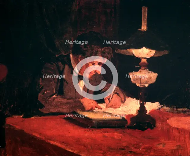 'The Letter', 1878. Artist: Janez Subic