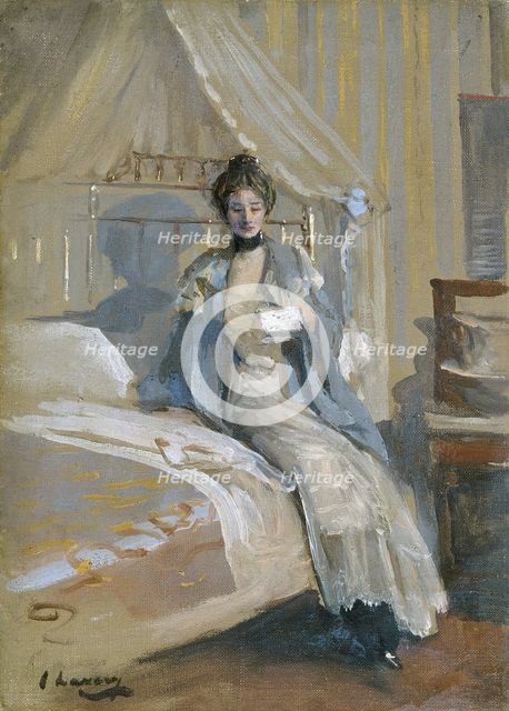 'The letter', 1900-1908. Creator: Sir John Lavery.