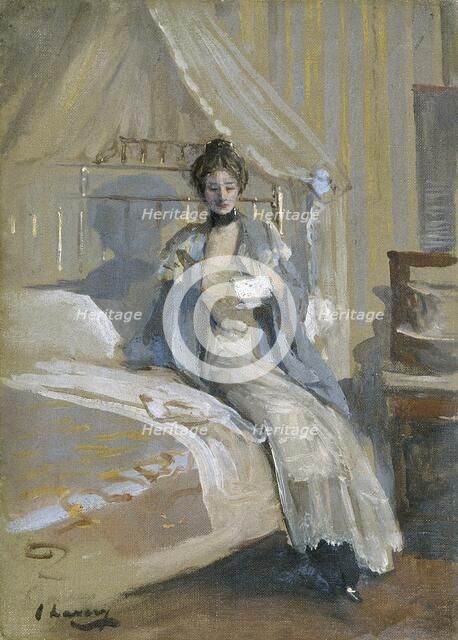 'The letter', 1900-1908. Artist: Sir John Lavery.