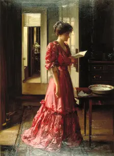 The Letter 1910. Artist: William Mouat Loudan