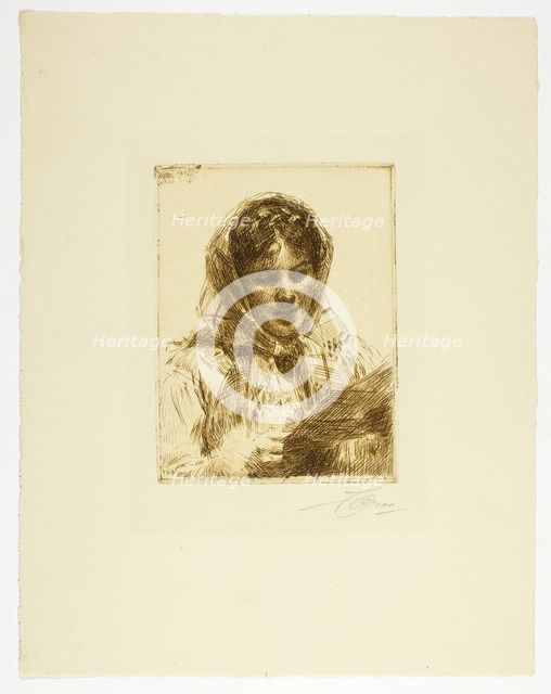 The Letter, 1913. Creator: Anders Leonard Zorn.
