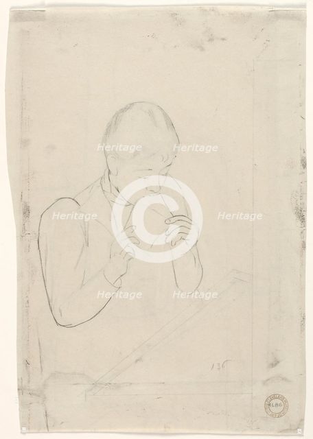 The Letter (verso), 1890-1891. Creator: Mary Cassatt (American, 1844-1926).