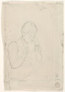 The Letter (verso), 1890-1891. Creator: Mary Cassatt (American, 1844-1926)