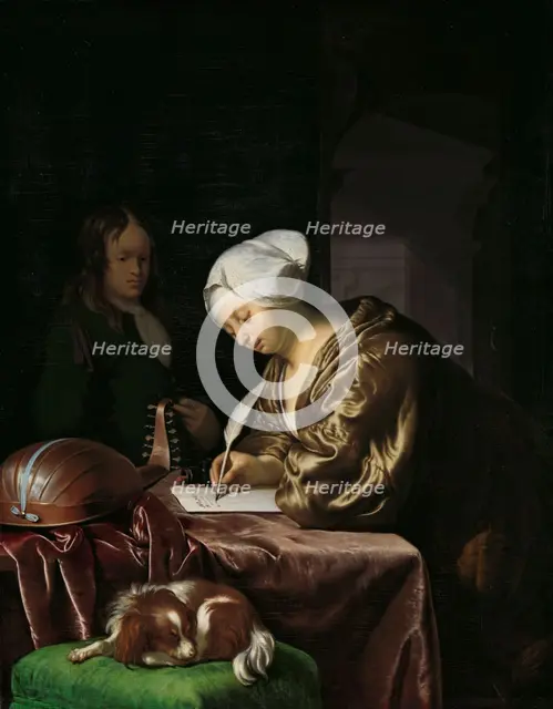 The Letter Writer, 1680. Creator: Frans van Mieris I.