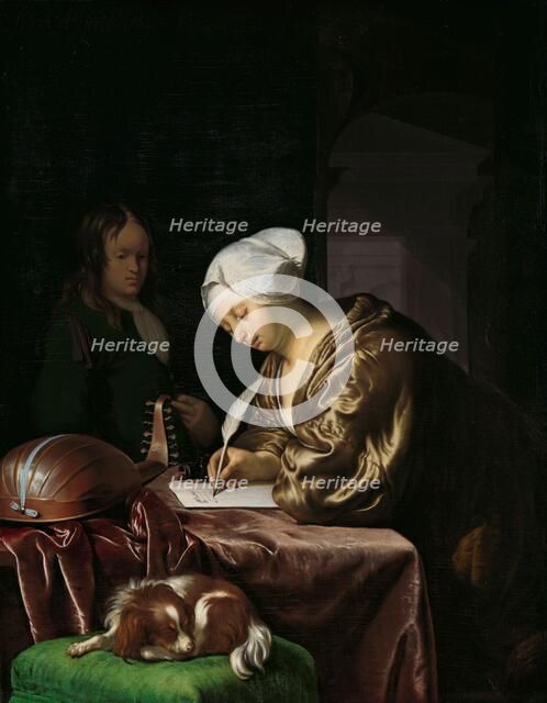 The Letter Writer, 1680. Creator: Frans van Mieris I.