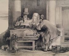 The Letter Writer Constantinople, 1840. Creator: Joseph Nash