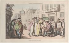 The Letter Writer, from "Naples and the Campagna Felice: in a Series of Letters Ad..., June 1, 1815. Creator: Thomas Rowlandson