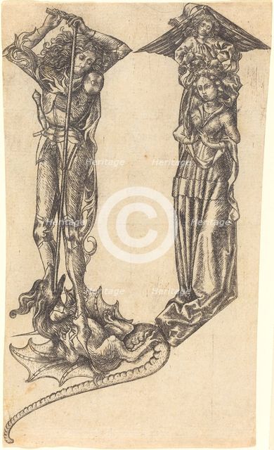 The Letter "Y", 1467. Creator: Master ES.