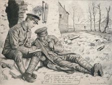 The Letter Home c1917, (1918). Artist: Gunning King