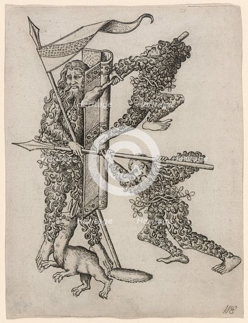 The Letter "K", c. 1466/1467. Creator: Master ES.