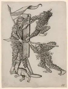 The Letter "K", c. 1466/1467. Creator: Master ES